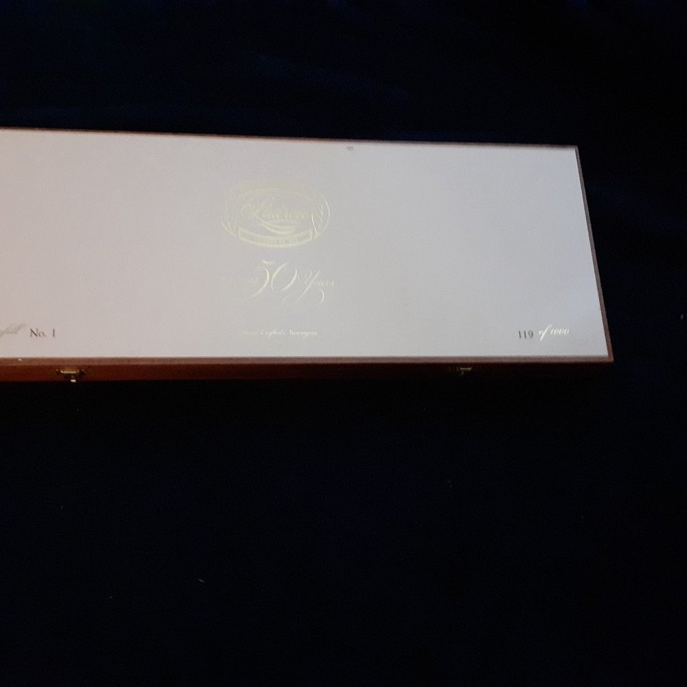 Padron 50 year anniversary empty wood cigar box.